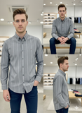 TMY MEN'S REGULAR FIT STRIPED SHIRT