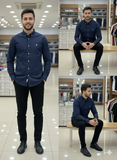 RLP CLASSIC NAVY OXFORD PLAINE SHIRT