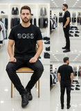 HG BSS LOGO ROUND NECK T-SHIRT