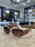 Louis Vuitton Crystal & Mauve Oval SHADES