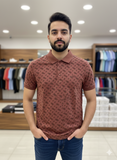 HG BSS ALL-OVER MONOGRAM POLO T-SHIRT