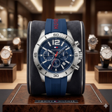 Tommy Hilfiger Men's Decker Navy Silicone Sport Watch