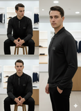 HG BSS STYLE WITH METAL PATCH FULL SLEEVE IMPORTED POLO T-SHIRT