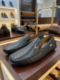 Allen Solly Men's Premium Textured Leather Penny Loafers