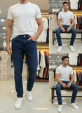 TMY DARK BLUE INDIGO DENIM RELAX FIT JEANS