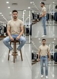 FRGM LIGHTEST WASH FADED DENIM - SLIM FIT JEANS
