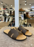 HERMES leather slipper