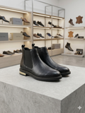 CLARKS Men’s Classic Pebble-Grain Leather Chelsea Boots