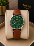 Fossil Men’s Chronograph Leather Strap original Watch