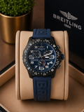 Breitling Endurance Pro Chronograph Men’s Watch – Blue Dial with Blue silicon Strap watch