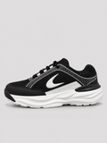 Apex Max Chunky Platform - Black with Contrast White Sole Sneakers