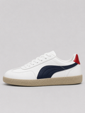 SOLID eritage Court Lo - Leather Low-Tops with Gum-Style Sole Sneakers