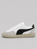 SOLID eritage Court Lo - Leather Low-Tops with Gum-Style Sole Sneakers