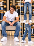 TR RICKY STRAIGHT FIT DOUBLE-STITCH FLAP POCKET JEANS