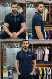 C-K CLASSIC MONOGRAM PIQUÉ POLO T-SHIRT