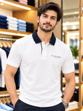 TMY CONTRAST COLLAR MARINA CLUB POLO T-SHIRT
