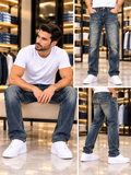 TR RICKY STRAIGHT FIT BIG T FLAP POCKET JEANS