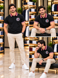TMY HERITAGE CREST TIPPED POLO T-SHIRT