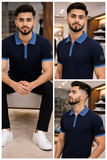 HKT LONDON ZIP-NECK PERFORMANCE POLO T-SHIRT