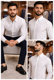 TMY MONOGRAM PRINTED SHIRT