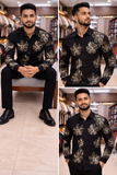 IMPORTED PREMIUM BOLD FLORAL EMBROIDERED ARTISAN DESIGNER SHIRT