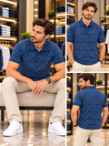 C-K ALLOVER TYPOGRAPHIC LOGO PIQUÉ POLO T-SHIRT