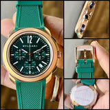 BVLGARI PREMIUM SILICON STRAP WATCH