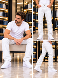 EMP BOOTCUT CLEAN WHITE STRETCH JEANS