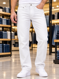 EMP BOOTCUT CLEAN WHITE STRETCH JEANS