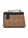Coach Signature Structured Top Handle Bag