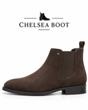 FRNC Men’s Dark Brown Suede Chelsea Ankle Boots