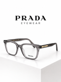 Prada Contemporary Transparent Grey Optical Frames SHADES