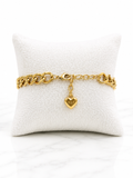 Luxurious Bvlgari-Inspired Mother of Pearl Gold-Tone Link Bracelet