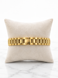 L-V Luxury Gold-Tone Stainless Steel Link Bracelet