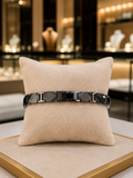 Premium Black Ceramic & Stainless Steel Bracelet