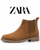 Zara Men’s Tan Chelsea Ankle Boots