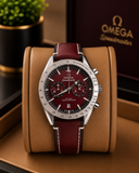 Omega Speedmaster '57 Co-Axial Master Chronometer leather strap watch