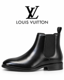 Louis Vuitton Men’s Black Leather Chelsea Ankle Boots