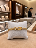 DOR Luxe Curb Chain Lettering Bracelet