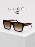 Gucci Web Stripe Rectangular SHADES
