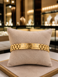 L-V Luxury Gold-Tone Stainless Steel Link Bracelet