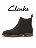 CLARKS Men’s Premium Suede Chelsea Boots