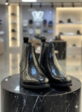 BLAK BERRY CROCO FINISH BOOTS