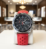 TAG HUER SILICON STRAP WATCH