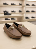 FRGMO FRONT GOLD  BUCKLE LOAFERS