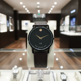 MOVDO BASIC QUARTZ LEATHER STRAP WATCH