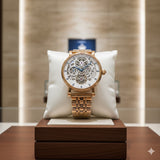 PATEK PHILIP AUTOMATIC STEEL STARP WATCH