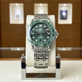 OMEG AUTOMATIC METAL STRAP WATCH