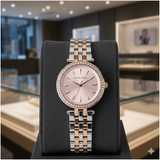 M-K DAIMOND DUAL TONE LADIES WATCH