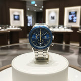 TAG HUER QUARTZ METAL STRAP WATCH